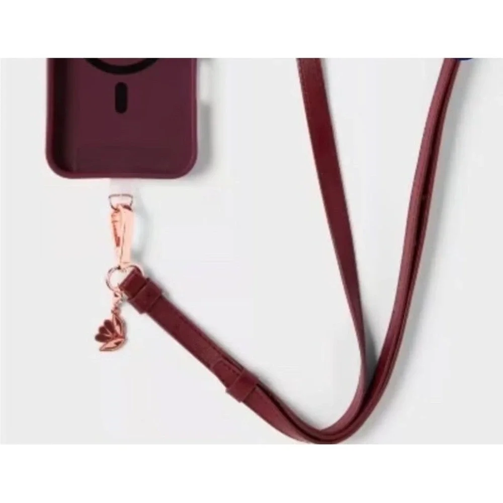 Heyday Crossbody Phone Strap - Artist Series - Dark Cherry